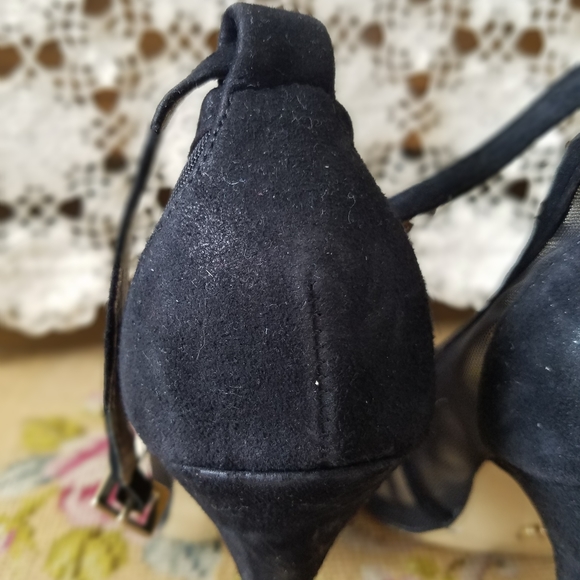 Victoria's Secret Suede & Mesh Heels - Picture 4 of 12